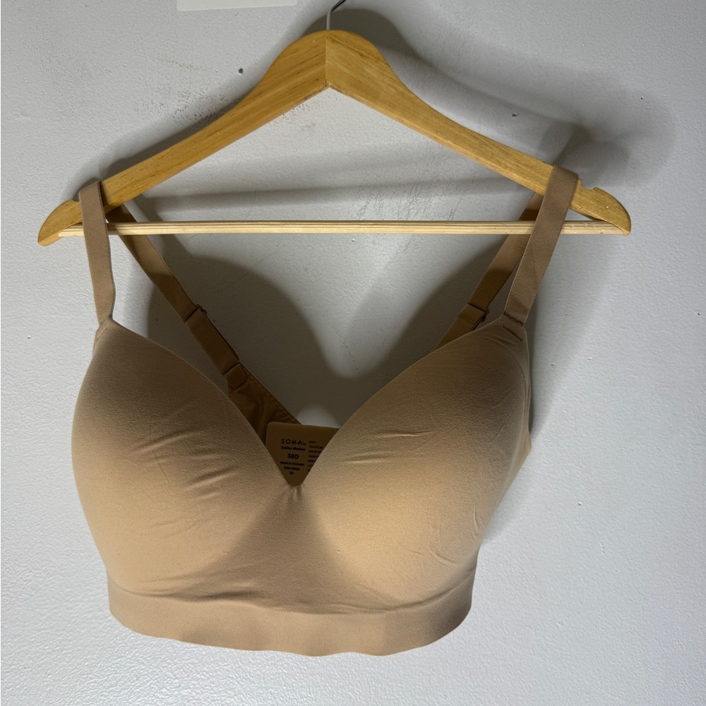 NWT Soma Enbliss Wireless Bra Warm Amber‎ 38D Style 5702222679